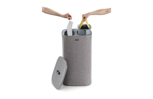 Tota 60L Wäschekorb, grau