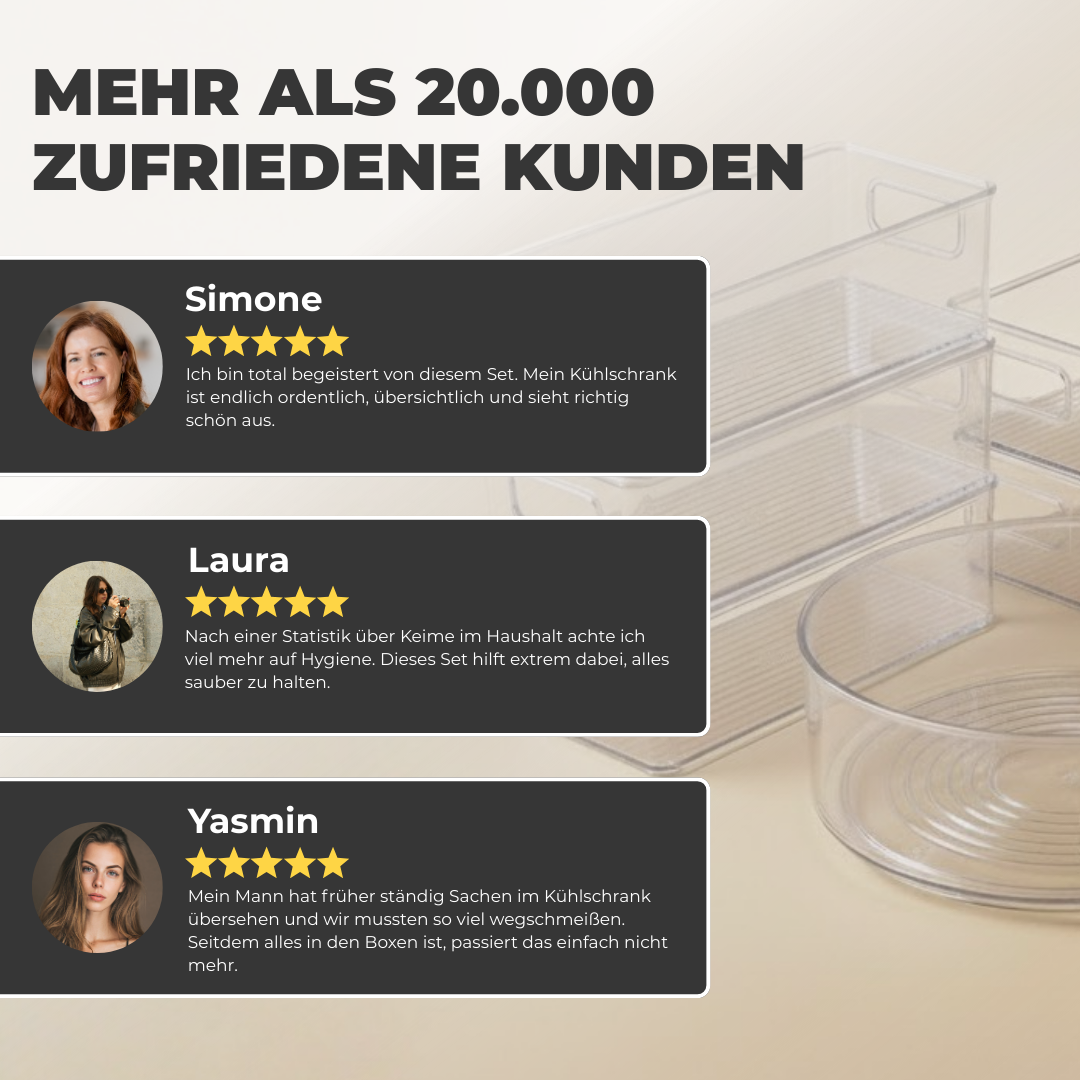 Kühlschrank Set 7-teilig