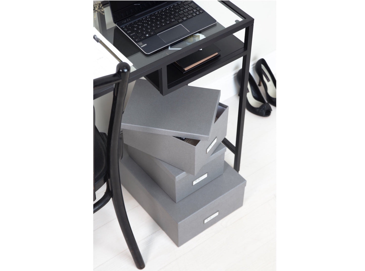 Inge Aufbewahrungsboxen 3er - Set, grau