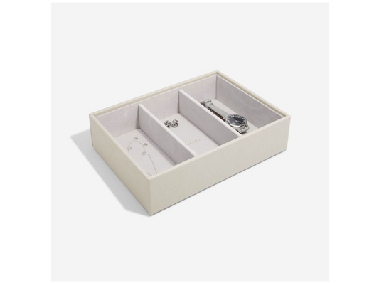 Schmuckschatulle "Classic" 3-Section Box sand