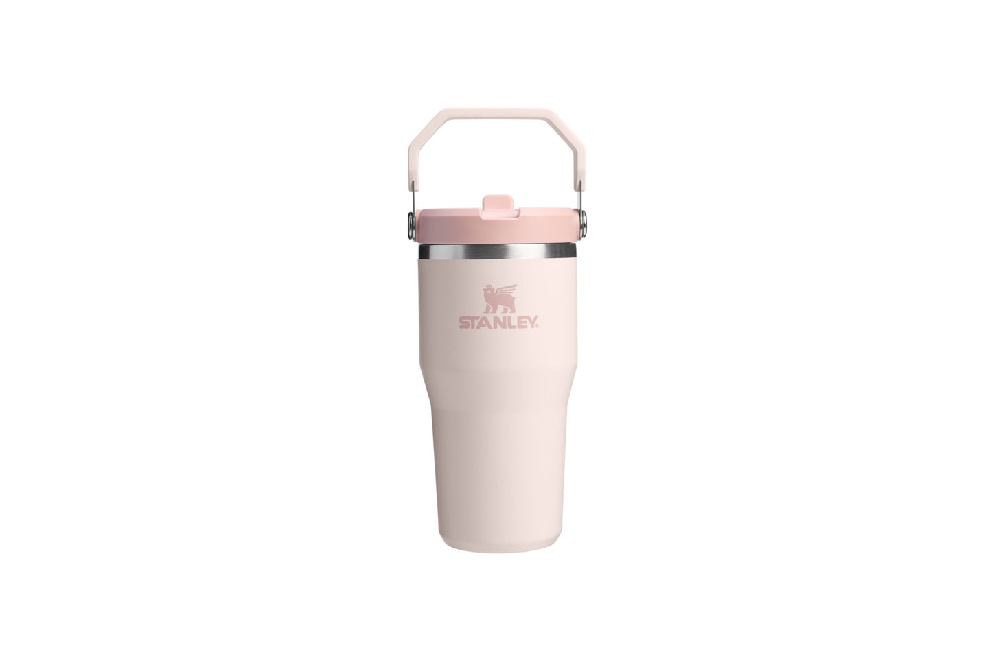 The IceFlow™  Flip Straw 2.0 Tumbler 0.6 L - rose quartz