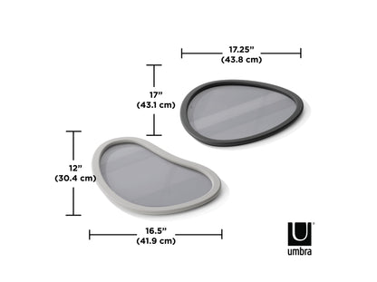 Tablett Serviertablett Hub 2er Set