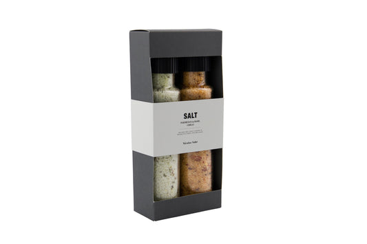 Geschenkbox - Parmesan & Basil salt & Chilli salt, 2er-Set