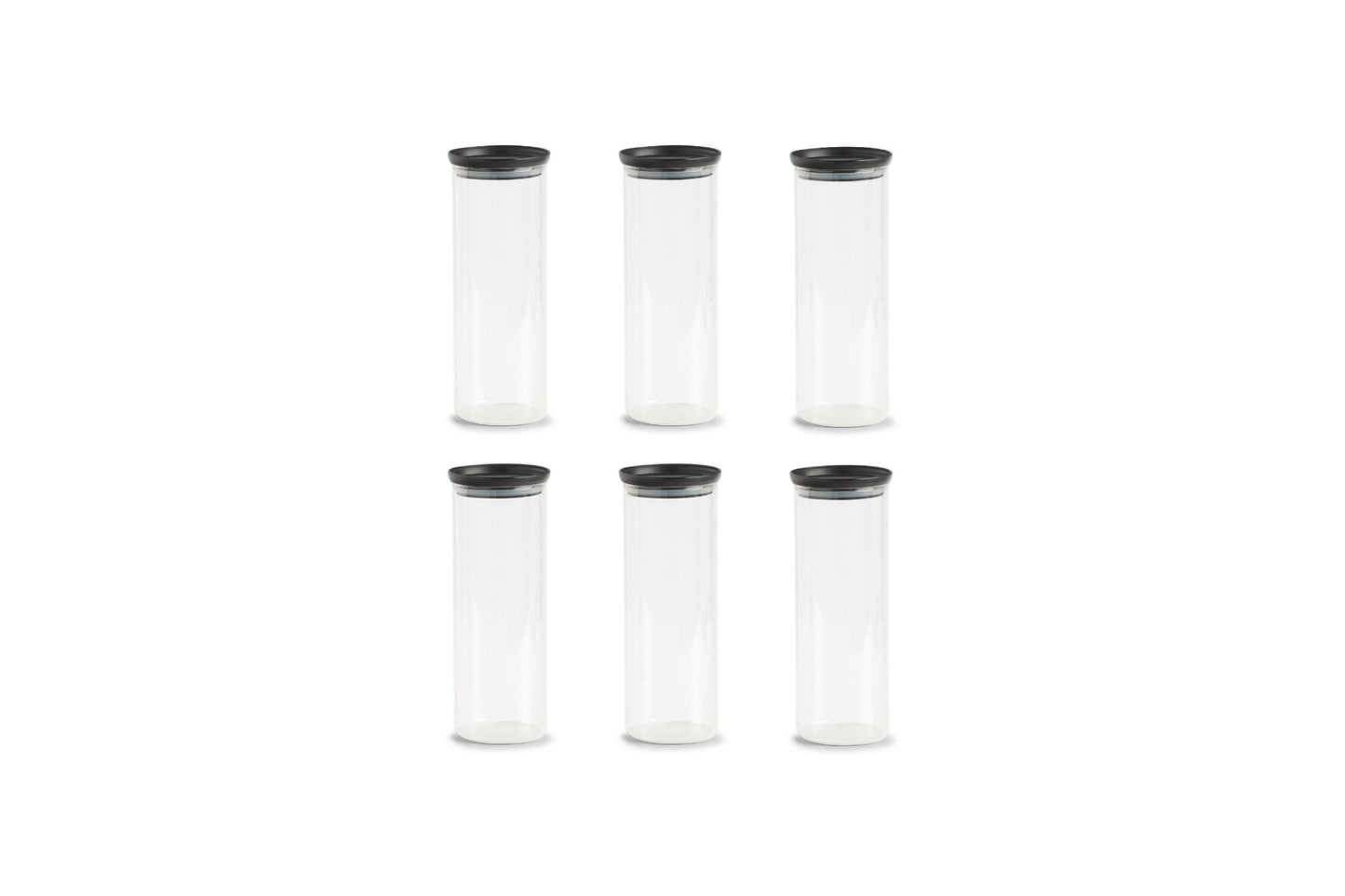 6 Vorratsgläser  - 1650ml