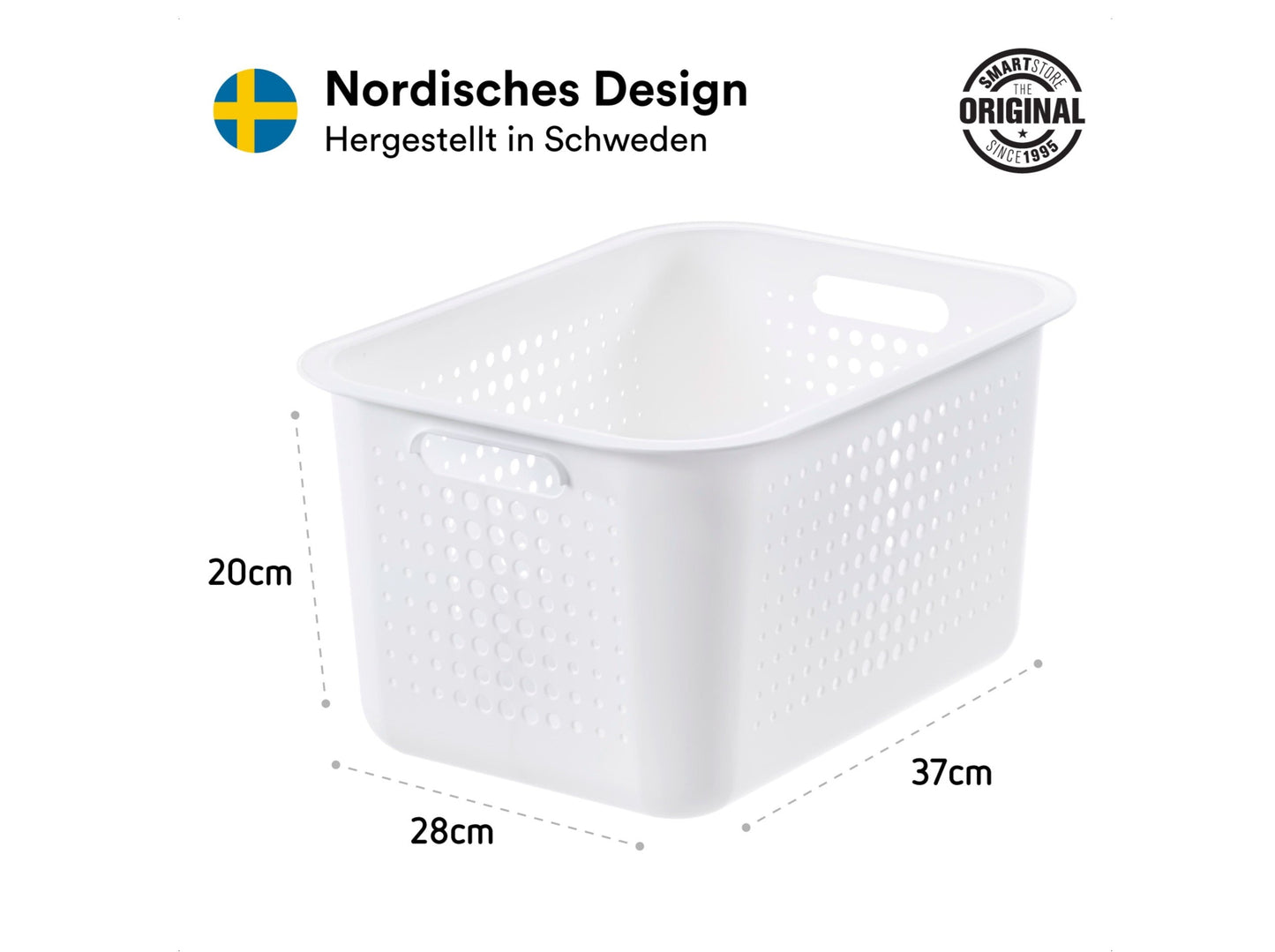 Aufbewahrungsbehälter NORDIC L White