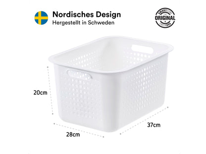 Aufbewahrungsbehälter NORDIC L White