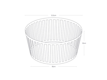 Obstschale hoch - White