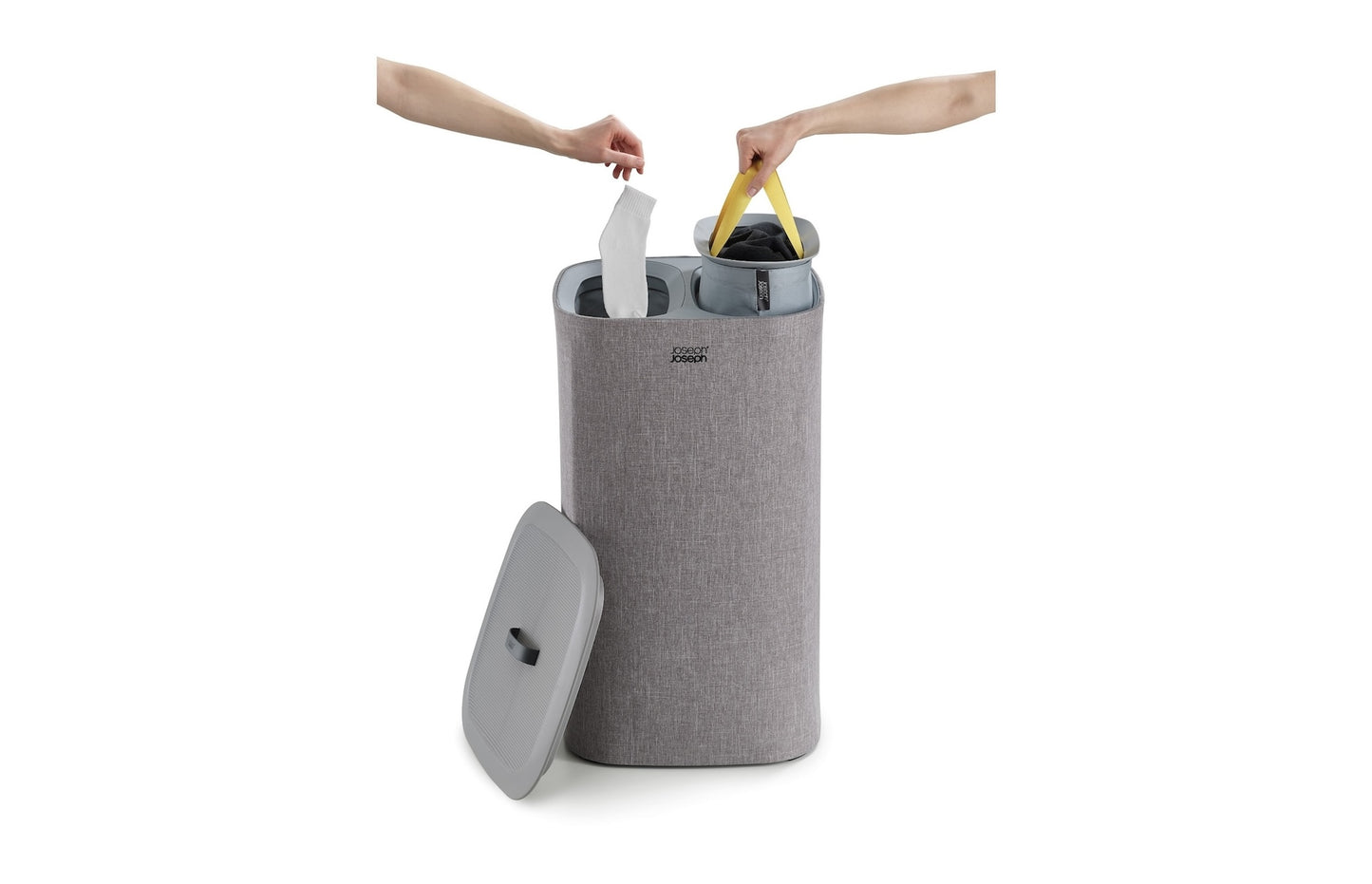 Tota 60L Wäschekorb, grau