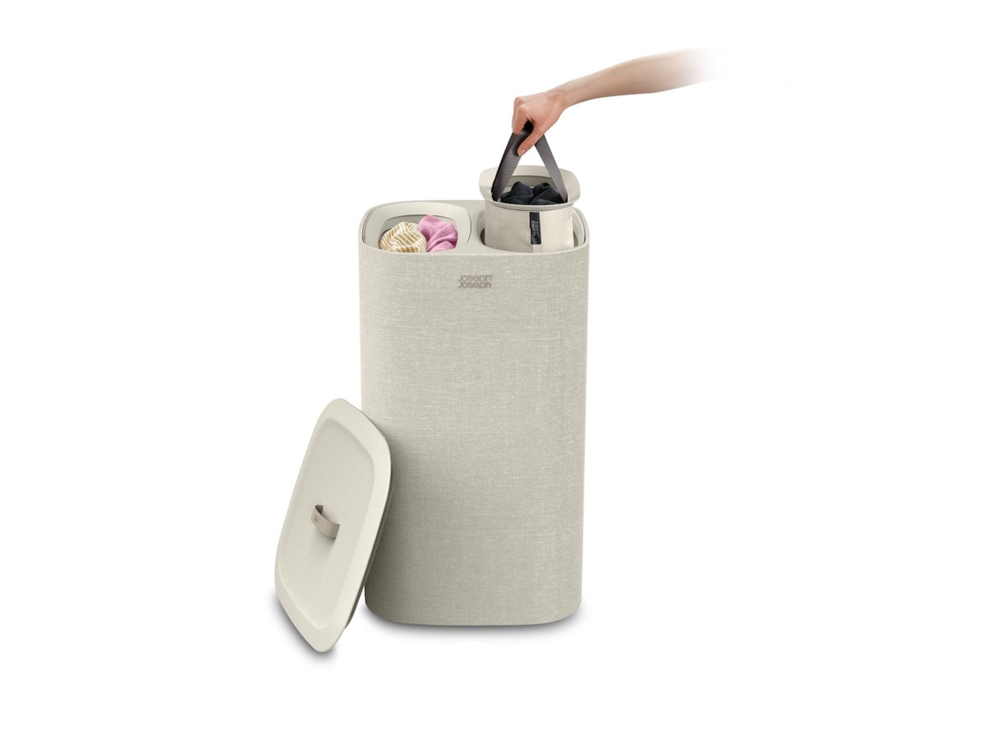 Tota 60L Wäschekorb, ecru