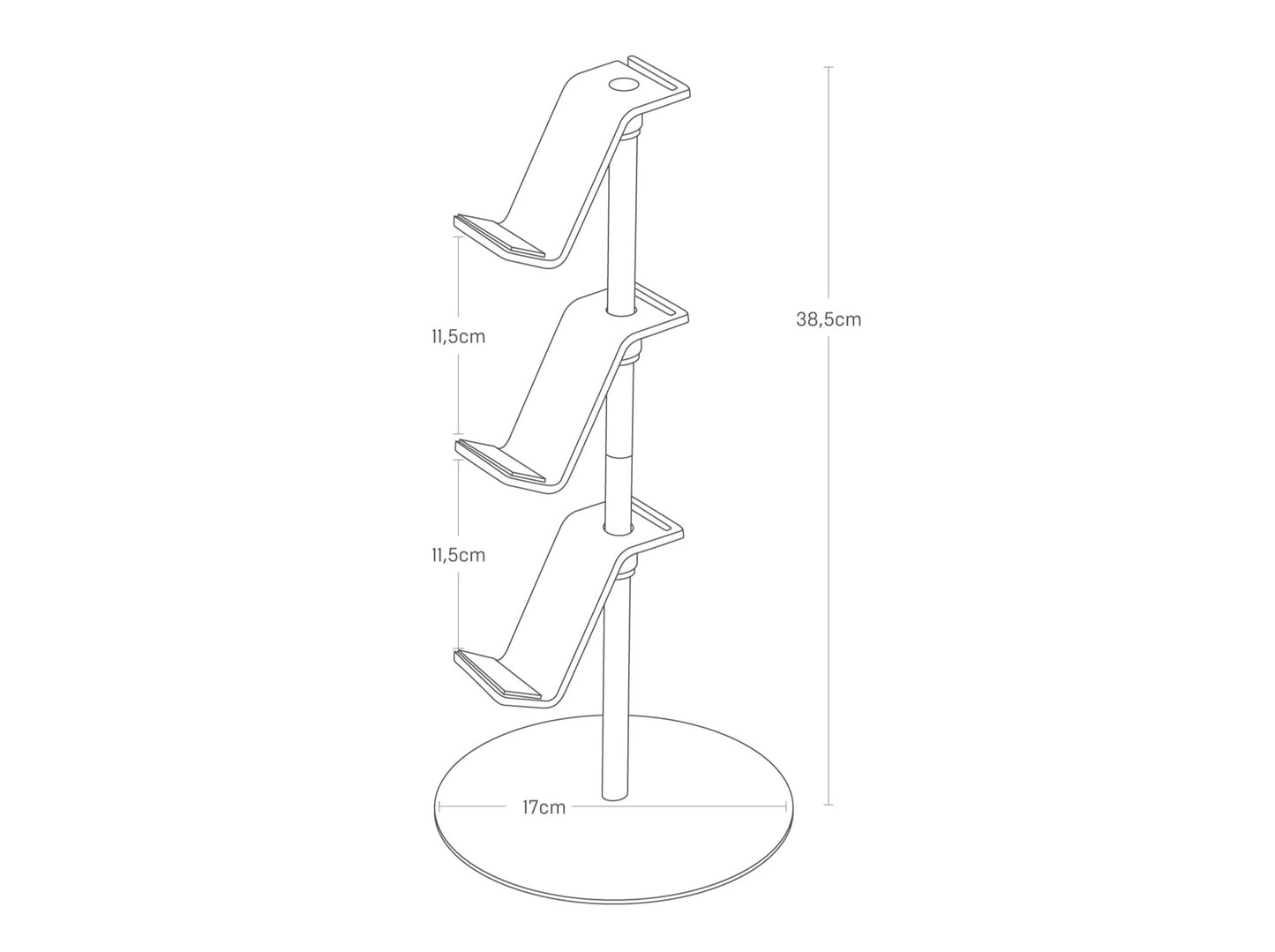 Controller-Ständer Black