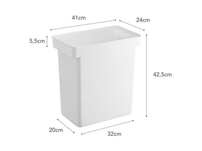 Tierfutter Behälter 12 kg White