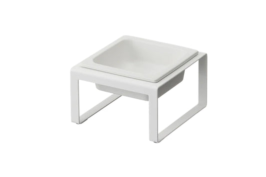 Futternapf Single White