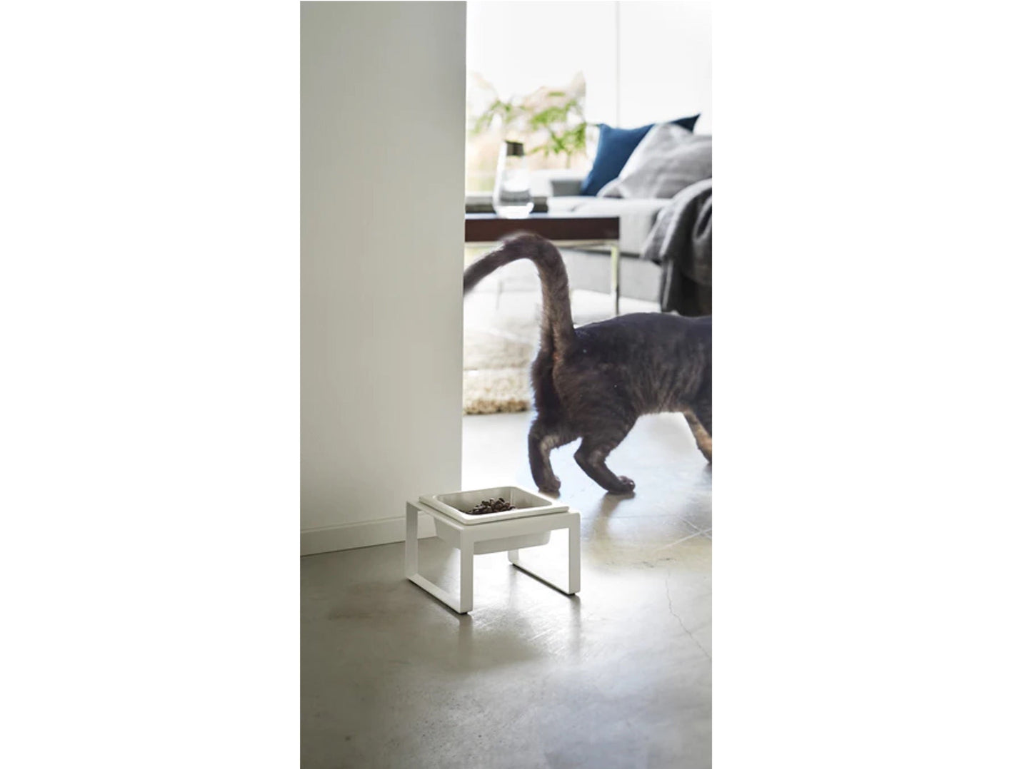 Futternapf Single White