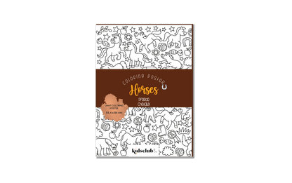 Ausmalposter "Pferde" - Malen & Kreativität für Kinder