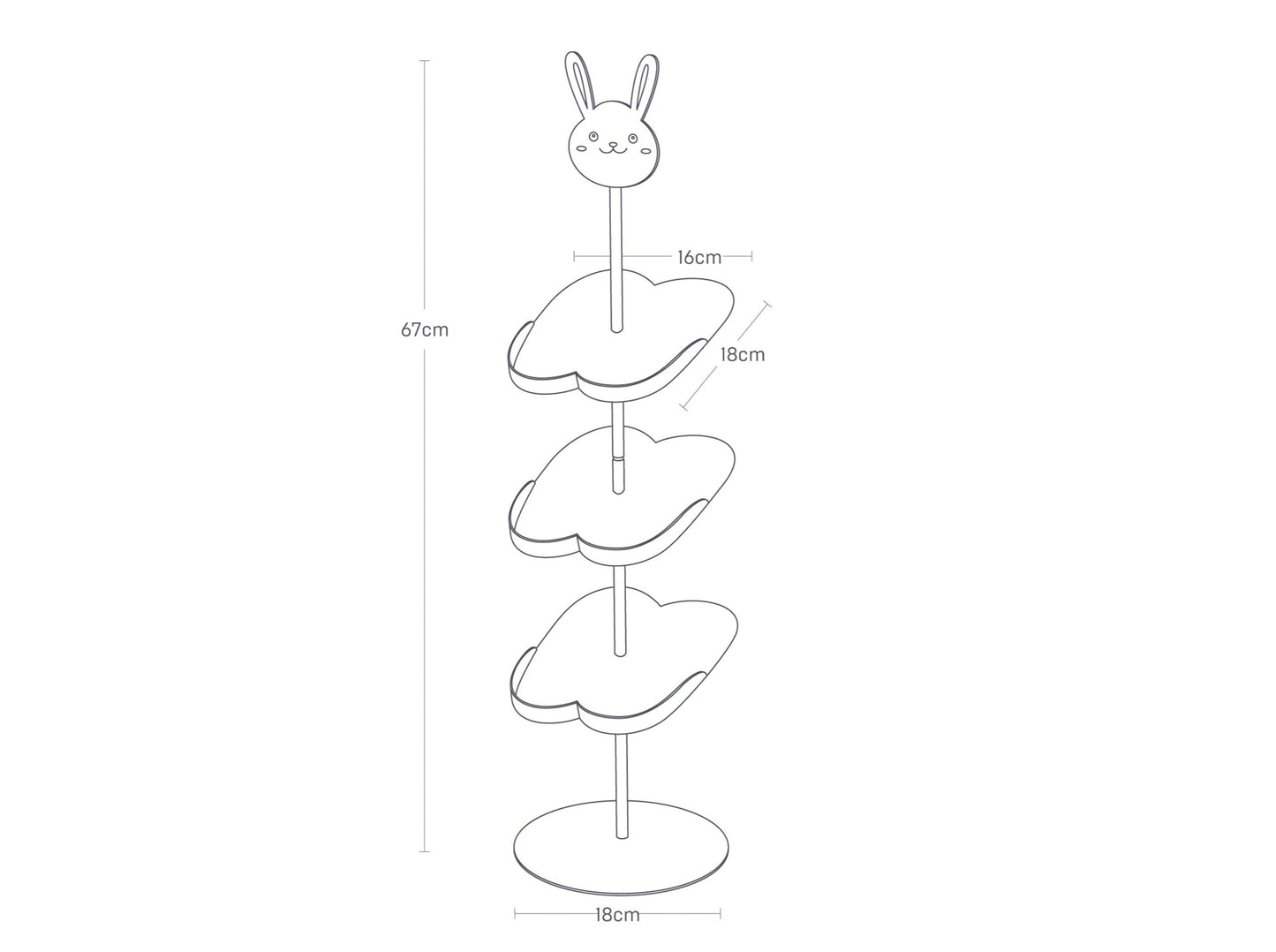 Schuhständer für Kinder BUNNY