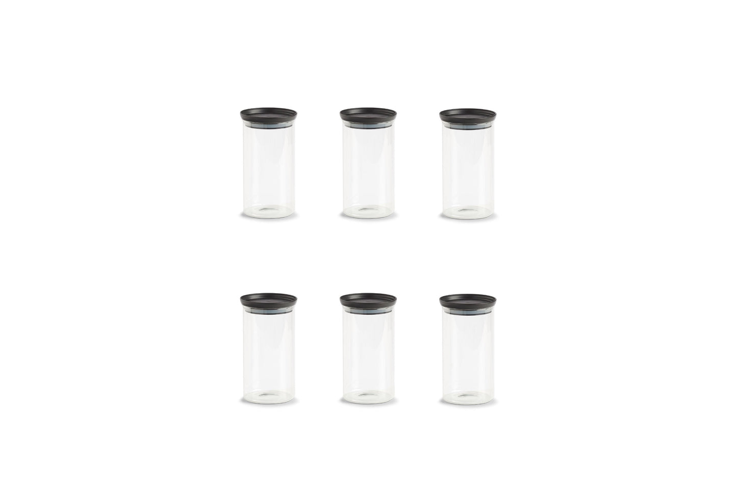 6 Vorratsgläser - 950ml