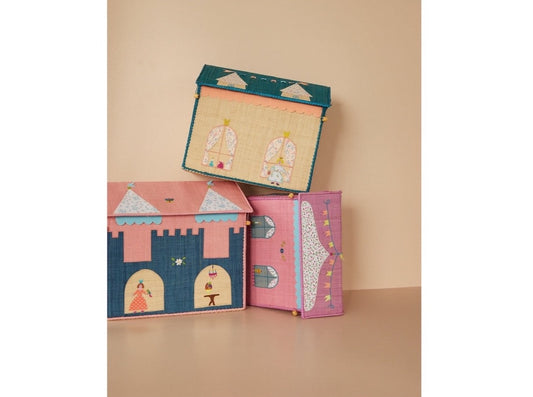 Raffia Aufbewahrungshaus - 'Castle' - S