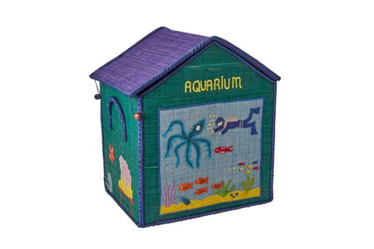 Raffia Aufbewahrungshaus - 'Vacation Theme' - M