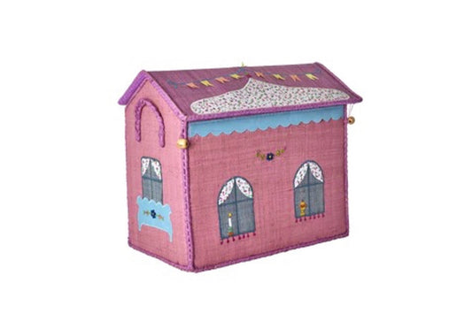 Raffia Aufbewahrungshaus - 'Castle' - S