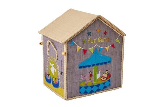 Raffia Aufbewahrungshaus - 'Vacation Theme' - S