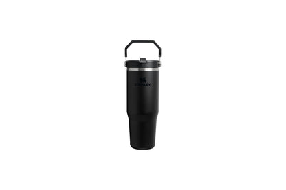 The IceFlow™ Flip Straw 2.0 Tumbler - black 2.0