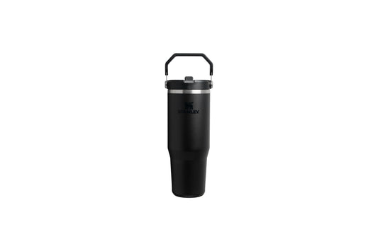 The IceFlow™ Flip Straw 2.0 Tumbler - black 2.0
