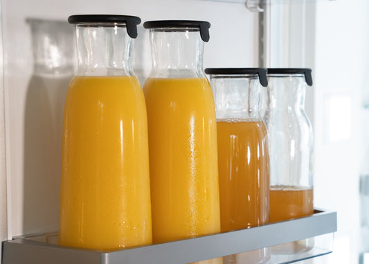 Glaskaraffe mit Silikondeckel - 700ml