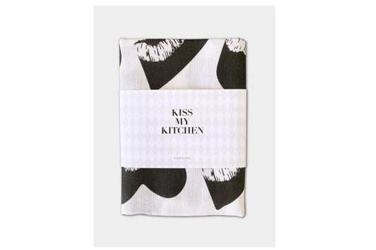 Geschirrtuch LOVEKISS White Black