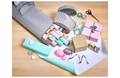 aufbewahrung für geschenkpapierrollen Geschenkpapier Organizer