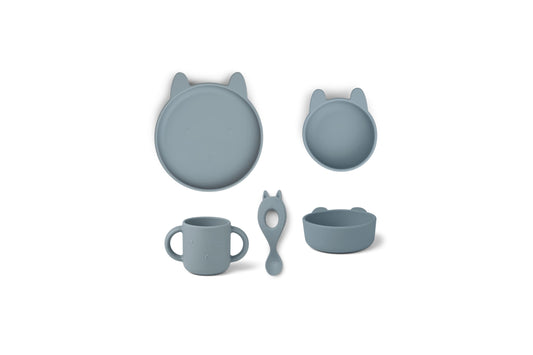 Vivi Silikongeschirr 4er - Set, Rabbit