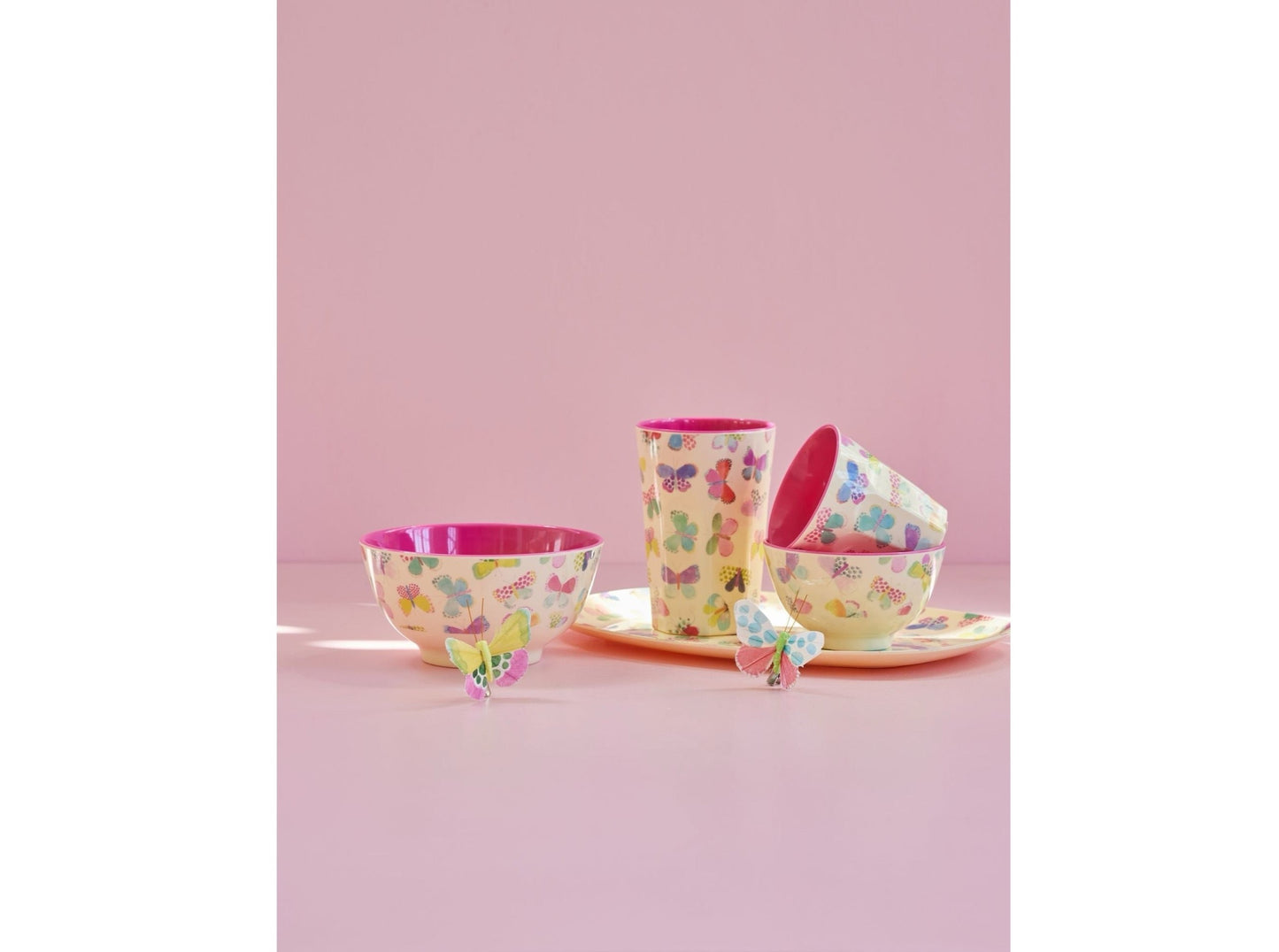 Melamin Schüssel  - 'Butterfly' Print