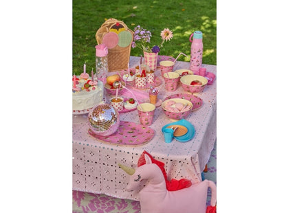 Kleine Raffia Tasche - 'Ice Cream' Theme