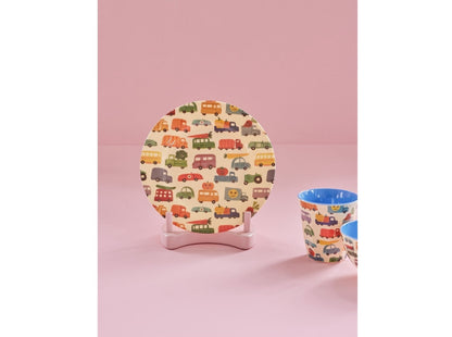 Melamin Kinderschüssel  - 'Happy Cars' Print