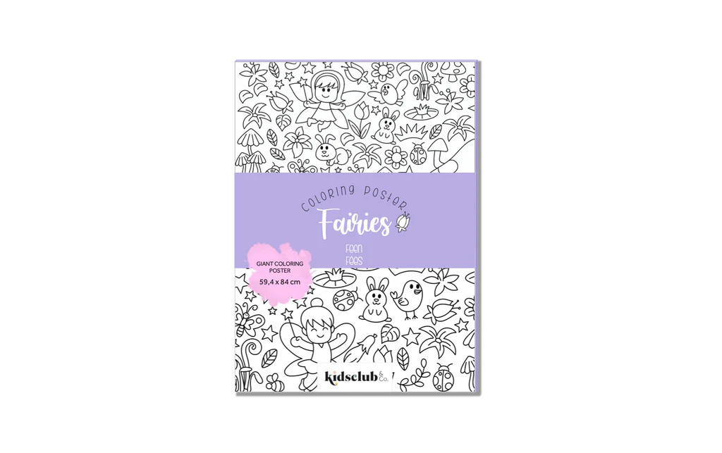 Ausmalposter "Feen" - Malen & Kreativität für Kinder