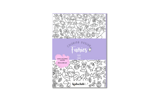 Ausmalposter "Feen" - Malen & Kreativität für Kinder