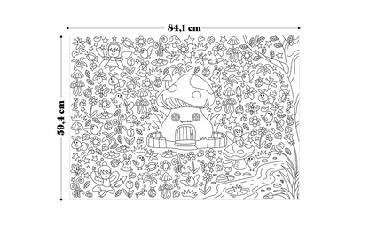 Ausmalposter "Feen" - Malen & Kreativität für Kinder