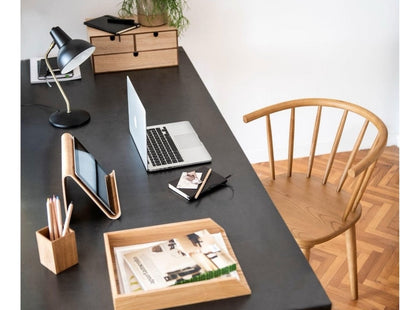 Schreibtisch Ablage Organizer Bambus