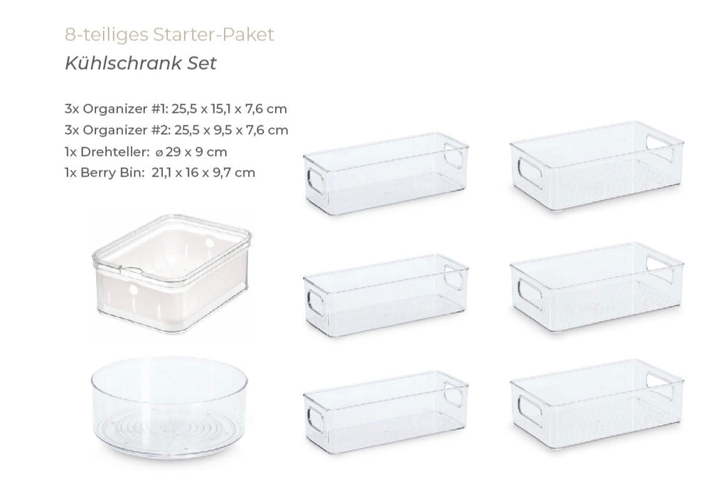 Kühlschrank Set 8-teilig