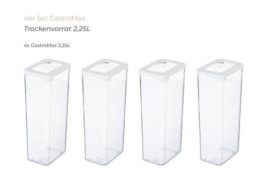 Trockenvorratsbehälter 2,25 L - 4er-Set