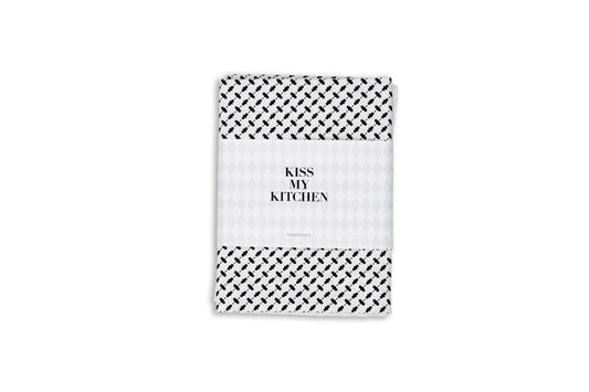 Geschirrtuch PALI PUR WHITE BLACK