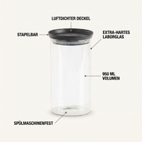 6 Vorratsgläser - 950ml – Ansicht 2