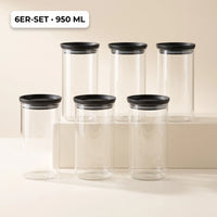 6 Vorratsgläser - 950ml – Ansicht 1