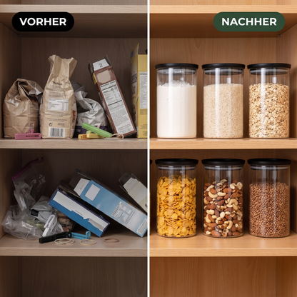 6 Vorratsgläser  - 1250ml