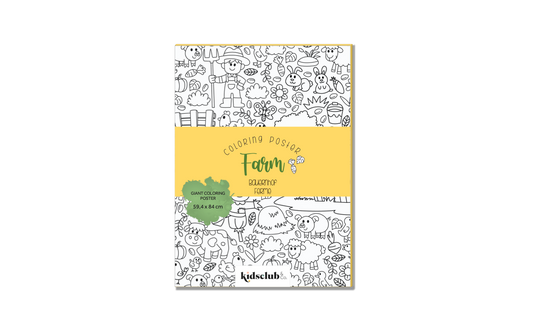 Ausmalposter „Bauernhof“ - Malen & Kreativität für Kinder