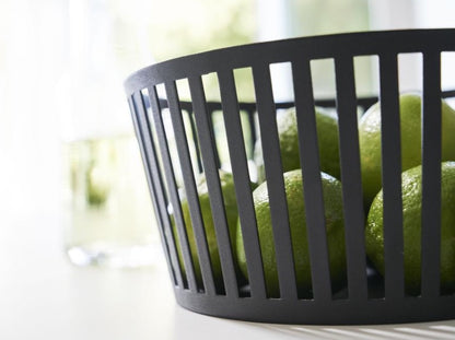 Obstschale hoch - Black