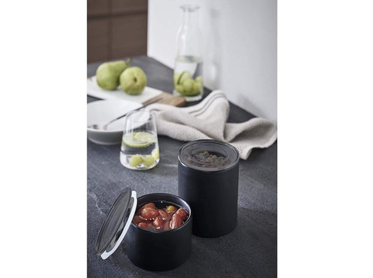 Tower Keramik-Aufbewahrungsbehälter Black L