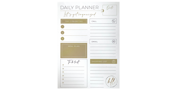 House of Little Labels DAILY PLANNER