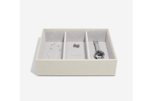Schmuckschatulle "Classic" 3-Section Box sand