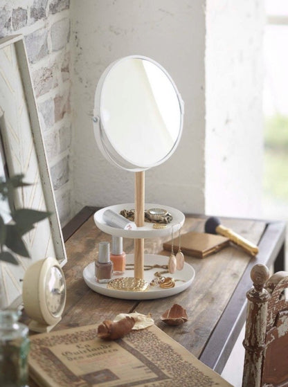 Schminkspiegel mit Ablage
