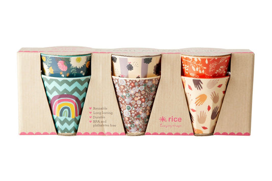 Melamin Becher 'Follow The Call Of The Disco Ball' Prints 6er-Set